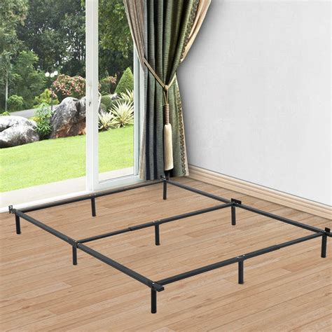 queen metal bed frame and box spring|queen bedroom furniture box springs.